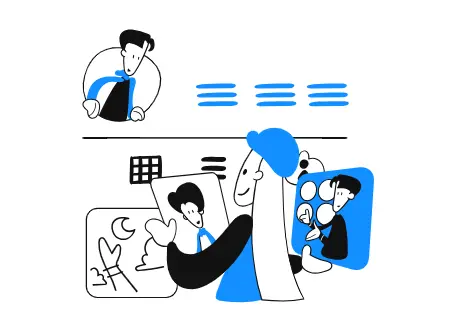 Generate content illustration